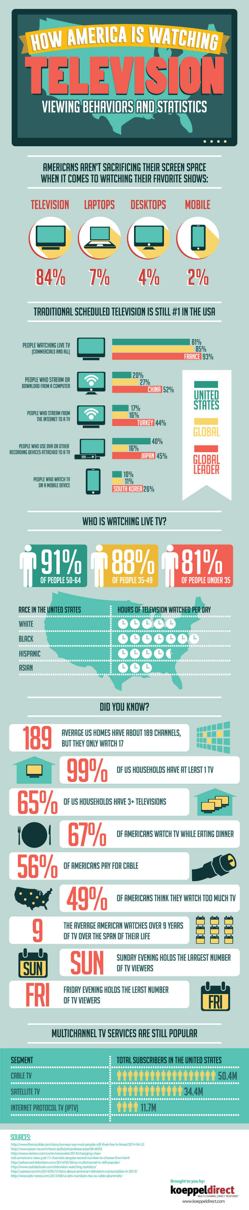 How America is Watching Television infographic